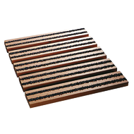 Wooden foot grille, width: 800mm series 2 3,5cm tall